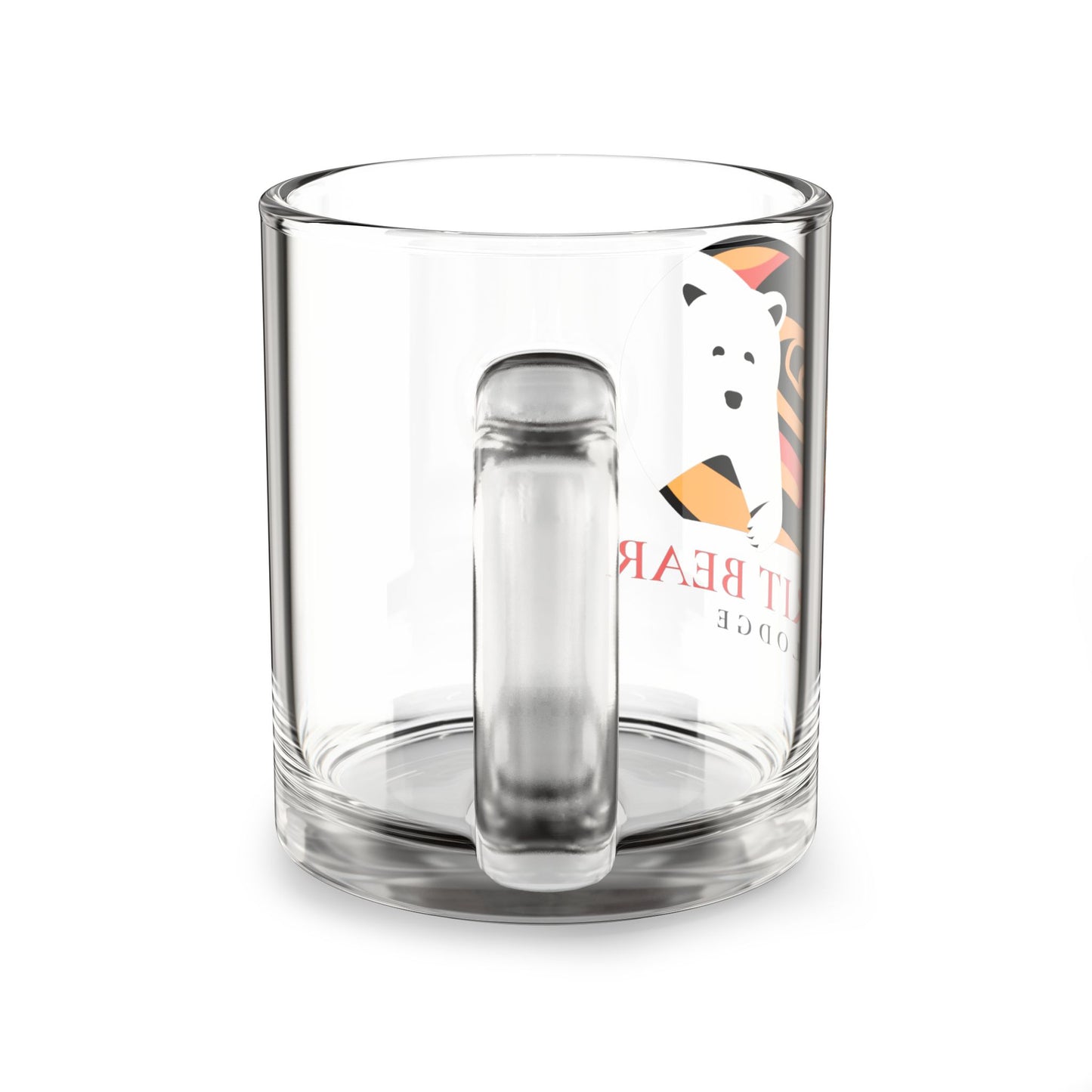 Spirit Bear Lodge 10oz Glass Mug - Perfect for Nature Lovers & Cozy Gatherings
