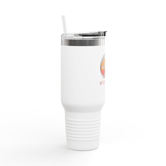 Spirit Bear Lodge Insulated Travel Mug - 40oz, Perfect for Adventure Lovers
