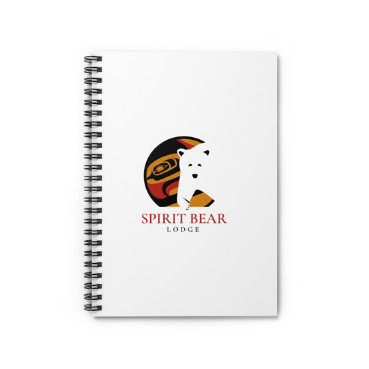 Spirit Bear Lodge Spiral Notebook - Ruled Line for Nature Lovers